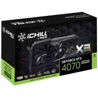 купить Видеокарта Inno3D GeForce RTX4070 SUPER ICHILL X3 16G C407S3-126XX-186148H в Алматы фото 3