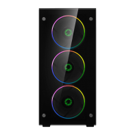 купить Корпус ПК без БП GameMax Mini Stratos H609 <MATX, 4х120, 411,5х193х415mm> в Алматы фото 3