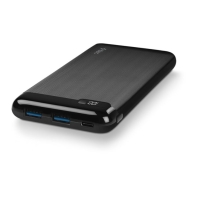 купить ttec PowerSlim Pro LCD PD 10.000 mAh  Powerbank  wth USB-C Input/output/Black в Алматы фото 2