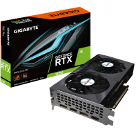 купить Видеокарта 8Gb PCI-E GDDR6X GIGABYTE GV-N3050EAGLE OC-8GD 2хHDMI+2xDP GeForce RTX3050 в Алматы фото 1