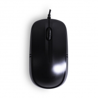 купить Компьютерная мышь, Delux, DLM-136OUB, Оптическая, USB, 1000dpi, Длина провода 1,6 м, Чёрная в Алматы фото 2