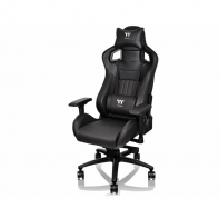 купить Игровое компьютерное кресло, Thermaltake, XF 100 TT Premium X Fit Black (GC-XFS-BBMFDL-01), X Fit Series, ПУ экокожа, Вид наполнителя: губчатая пена высокой плотности (75 кг/м?), Металлическая основа кресла, Механизм качания: топ-ган, Чёрный в Алматы фото 2