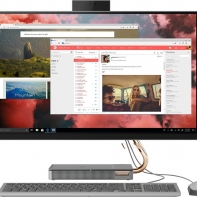купить моноблок Lenovo IdeaCentre A540-27ICB  27** QHD(2560x1440) IPS/Intel Core i5-9400T 1.80GHz Hexa/8GB/1TB/AMD Radeon RX 560 4GB/noDVD/WiFi/BT4.0/CR/KB+MOUSE(WLS)/W10H/1Y/GREY в Алматы фото 1