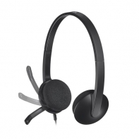 купить LOGITECH Corded USB Headset H340 - EMEA - BLACK в Алматы фото 3