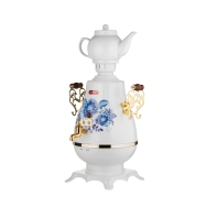 купить Самовар Centek CT-0092 A (белый/рисунок/золото) в Алматы фото 3