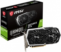 купить Видеокарта MSI GeForce GTX 1660 Ti ARMOR 6G OC, 6Gb/192bit, GDDR6, 3xDP, HDMI BOX в Алматы фото 1