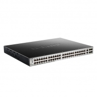 купить D-Link DGS-3130-54PS Упр-ый сте-мый комм-ор L3  48 портов  SFP, 2 порта 10G и 4 порта 10GBase-X SFP+ в Алматы фото 1