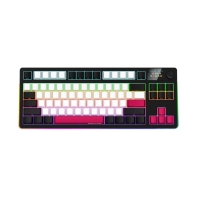Купить LORGAR KBP70TKLW, Wireless TKL Mechanical Gaming Keyboard Pro, Black/yellow, EN/RU layout в Алматы