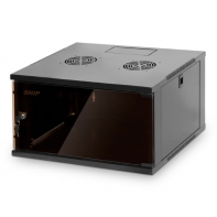 купить Шкаф настенный, SHIP, 602.5609.03.100, SQ серия, 19** 9U, 540*600*445 мм, Ш*Г*В, IP20, Чёрный в Алматы фото 1