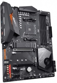купить Сист. плата Gigabyte X570 AORUS ELITE 1.0, X570, AM4, 4xDIMM DDR4, 2xPCI-E x16, 2xPCI x1, 1xM.2, 6xSATA, HDMI, ATX BOX в Алматы фото 2