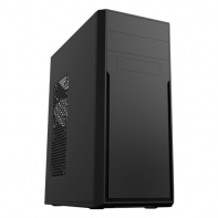 купить Компьютерный корпус Foxline FL-302, PSU 450W 12cm, w/2xUSB2.0, black, ATX в Алматы фото 1