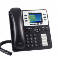 купить Grandstream GXP2130, PoE 3-line Enterprise HD IP Phone, 320x240 TFT color LCD, Bluetooth, dual GigE ports with 802.3af PoE, (with power supply) в Алматы фото 1