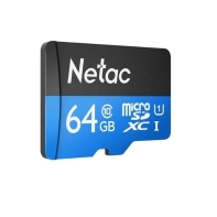 купить Карта памяти MicroSD, Netac P500 Standart 64GB NT02P500STN-064G-R в Алматы фото 2