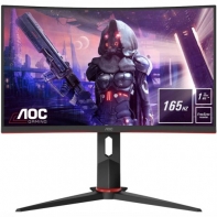 купить Монитор Игровой 23.6" AOC C24G2U/BK VA 165Hz Curved 1500R 250cdm 4ms 3000:1 80M:1 VGA DP 2xHDMI 2x2W в Алматы фото 1