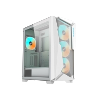 Купить Компьютерный корпус GigaByte C301 GLASS WHITE V2, Без БП, 2xUSB3.0/Type-C, 4xARGB, White, E-ATX Алматы