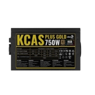 купить БП ATX 750W AeroCool KCAS Plus Gold 750W RGB, 20 4 8/24 8 8, 8SATA, 4mol, 3x6 2p PCI-E,ATX KCAS Plus Gold 750W RGB в Алматы фото 2