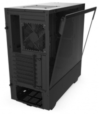 купить Корпус NZXT H510i  CA-H510i-B1 Compact Mid Tower Black/Black Chassis withSmart Device 2, 2x 120mm Aer F Case Fans, 2x LED Strips andVertical GPU Mount в Алматы фото 3