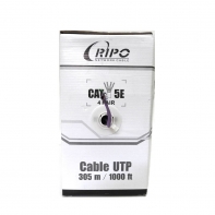 купить RIPO кабель сетевой, UAH-5514, UTP Cat.5e 4x2x1/0,51 LSZH 305 м/б (негорючий) в Алматы фото 2