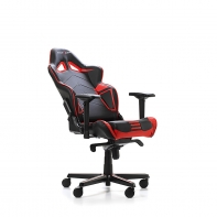 купить Игровое компьютерное кресло, DX Racer,  OH/RV131/NR, ПУ экокожа, Вид наполнителя: губчатая пена высокой плотности (54 кг/м?), Металлическая основа кресла, Механизм качания: топ-ган, Прорезиненные колеса в комплектации, Чёрный/Красный в Алматы фото 3