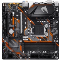 купить Материнская плата GIGABYTE B365M AORUS ELITE LGA1151 B365  2xPCI-E DVI+HDMI+DP GbLAN SATA MicroATX 4DDR4 в Алматы фото 1