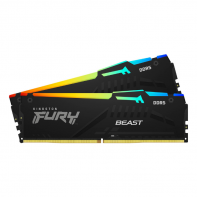 купить Комплект модулей памяти Kingston FURY Beast KF560C40BBAK2-32 DDR5 32GB (Kit 2x16GB) 6000MHz в Алматы фото 2