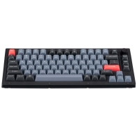 купить Клавиатура Keychron V1 84 Key QMK Gateron G PRO Brown Hot-Swap RGB Knob Frosted Black (V1C3_Keychron) в Алматы фото 2
