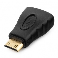 купить Переходник HDMI-miniHDMI Cablexpert A-HDMI-FC, 19F/19M, золотые разъемы, пакет в Алматы фото 1