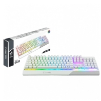 купить Игровая Клавиатура MSI Vigor GK30 WHITE RU, 106 клавиш, RGB SHOW,  кабель 1,8м, USB2.0 в Алматы фото 3