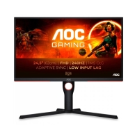 Купить Монитор 24.5* AOC 25G3ZM, Black-Red, VA, 1920x1080@240Hz, 300кд/м2, 3000:1, 1ms, 2xHDMI, DP 25G3ZM/BK в Алматы