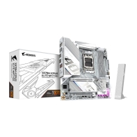 купить MB Socket AM5, MATX, AMD X870 (HDMI), Gigabyte X870M AORUS ELITE WIFI7 ICE, 4DDR5, 3PCIx16 в Алматы фото 3