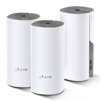 купить Домашняя Mesh Wi-Fi система AC1200 Tp-Link Deco E4 (3 устройства) <867Mbps 5Ghz   300Mbps 2.4Ghz, 802.11ac/a/b/g/n, 2 порта LAN/WAN 10/100M> в Алматы фото 1