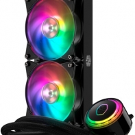 купить Водяное охлаждение для CPU CoolerMaster MasterLiquid ML240R RGB 4-pin(PWM) 650-2000RPM 15dBA LGA1151/1150/1155/2066/2011/1366/AM4/AM3+/AM3/AM2+/AM2FM2+/FM2/FM1 MLX-D24M-A20PC-R1 в Алматы фото 1