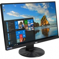 купить Стильный Монитор с Тонкой Рамкой 21,5* AOC I220SWH ADS-IPS 1920x1080 250 cd/m2 5ms 1000:1 20M:1 HDMI+VGA VESA Корпус: Черная текстурированная отделка . Со встроенной технологией защиты глаза - LOWBLUE. В комплекте: кабель VGA, кабель HDMI.            в Алматы фото 2