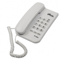 купить Телефон проводной Ritmix RT-320 белый в Алматы фото 1