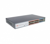 купить Коммутатор PoE 24-портовый ONV-POE31024PL <24 порта 10/100Mbps PoE 802.3af/at, 2 RJ45 100/1000Mbps, 17-24 порт 10М/ 250 m. Long Distance Mode, бюджет мощности PoE 250W> в Алматы фото 2