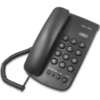 купить Телефон проводной Texet TX-241 чёрный в Алматы фото 2