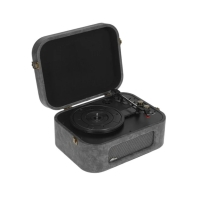 купить Проигрыватель виниловый Ritmix LP-190B dark grey в Алматы фото 2