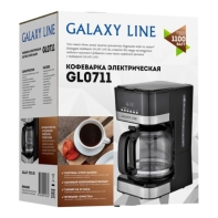 купить Кофеварка электрическая GALAXY LINE GL0711, 1100Вт, Объем 1,8 л (9 - 12 чашек), 220В/50Гц в Алматы фото 2