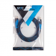 купить Интерфейсный кабель HDMI-HDMI SVC HR0150LB-P, 30В, Голубой, Пол. пакет, 1.5 м в Алматы фото 2