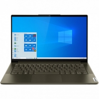 купить Ноутбук Lenovo Yoga Slim7 14ITL05 14* FHD Intel&reg; Core&trade; i5 1135G7/8Gb/SSD 512Gb/Win10 Dark Moss(82A300CURK) в Алматы фото 1