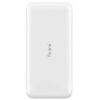 купить Портативное зарядное устройство, Xiaomi, Redmi Power Bank 20000mAh (18W Fast Charge) VXN4285GL, USB-A x 2,3.6 А,Напряжение аккумулятора74 Вт?ч, Белый в Алматы фото 1
