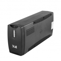 купить Источник бесперебойного питания 3Cott-1050-OFC, Office line, UPS AVR, 1050VA/630W, 12V/7Ah*2, IEC C13*6, Cable C13*2, RJ11, LED в Алматы фото 1