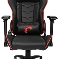 Купить Компьютерное кресло для геймеров MSI MAG CH120 X Стальная рама, до 150кг, Гибкая настройка положения подлокотников 4D, и сиденья до 180 градусов, Газовая пружина 4-го класса, 5-конечное стальное основание, 72-миллиметровые колесики с блокировкой, Эрг Алматы