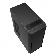 купить Компьютерный корпус Foxline FL-302, PSU 450W 12cm, w/2xUSB2.0, black, ATX в Алматы фото 2