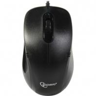 купить Мышь Gembird MOP-100 черный оптическая (1000dpi) USB (3but) в Алматы фото 2