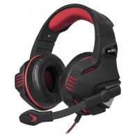 Купить SVEN AP-G890MV Игровые стереонаушники с микрофоном черный-красный /  Алматы