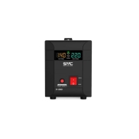 купить Стабилизатор SVC R-2000, 2000W, 2 розетки, выход 220V, AVR 140-260V, LED индикаторы в Алматы фото 2