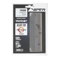 купить Модуль памяти Patriot Viper 4 Blackout, PVB416G300C6K, DDR4, DIMM, 16Gb, KIT, 2x8Gb, 3000Mhz, CL16 в Алматы фото 3