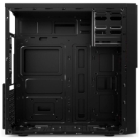 купить Компьютерный Корпус 2E ALFA (E190-3U) MidT, 2xUSB2.0, 1xUSB3.0, сталь (боковая панель), без БП, черный в Алматы фото 4