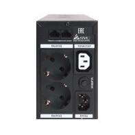 купить Источник бесперебойного питания SVC V-600-L-LCD, Мощность: 600ВА / 360Вт, AVR :165-275В, Бат: 12В/7.5Ач, 2 х Schuko   1 х IEC C13, LCD-дисплей, 0.8 м в Алматы фото 3